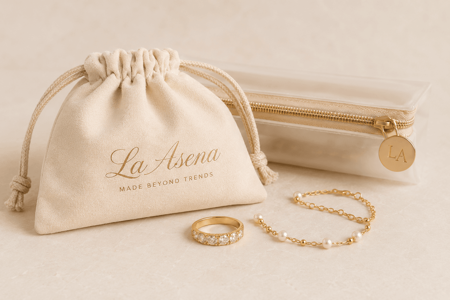 La Asena signature jewelry packaging
